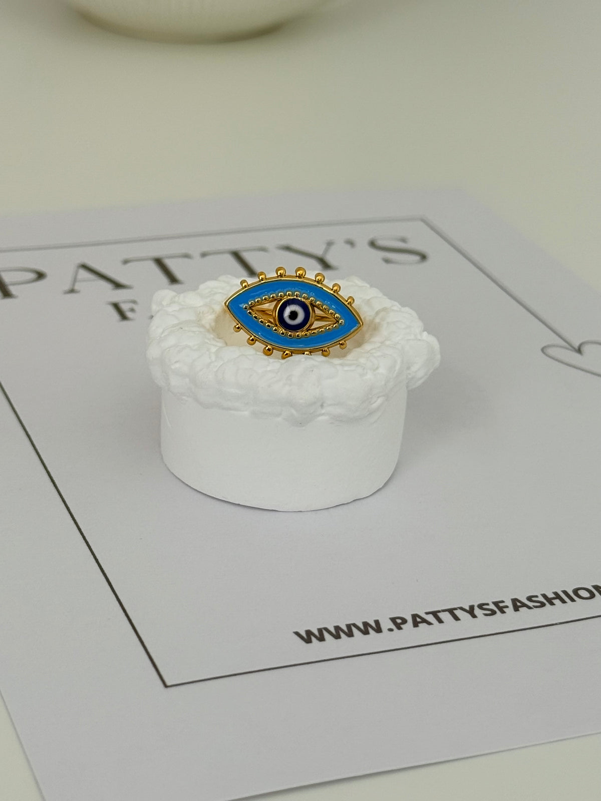 Evil Eye Open Ring