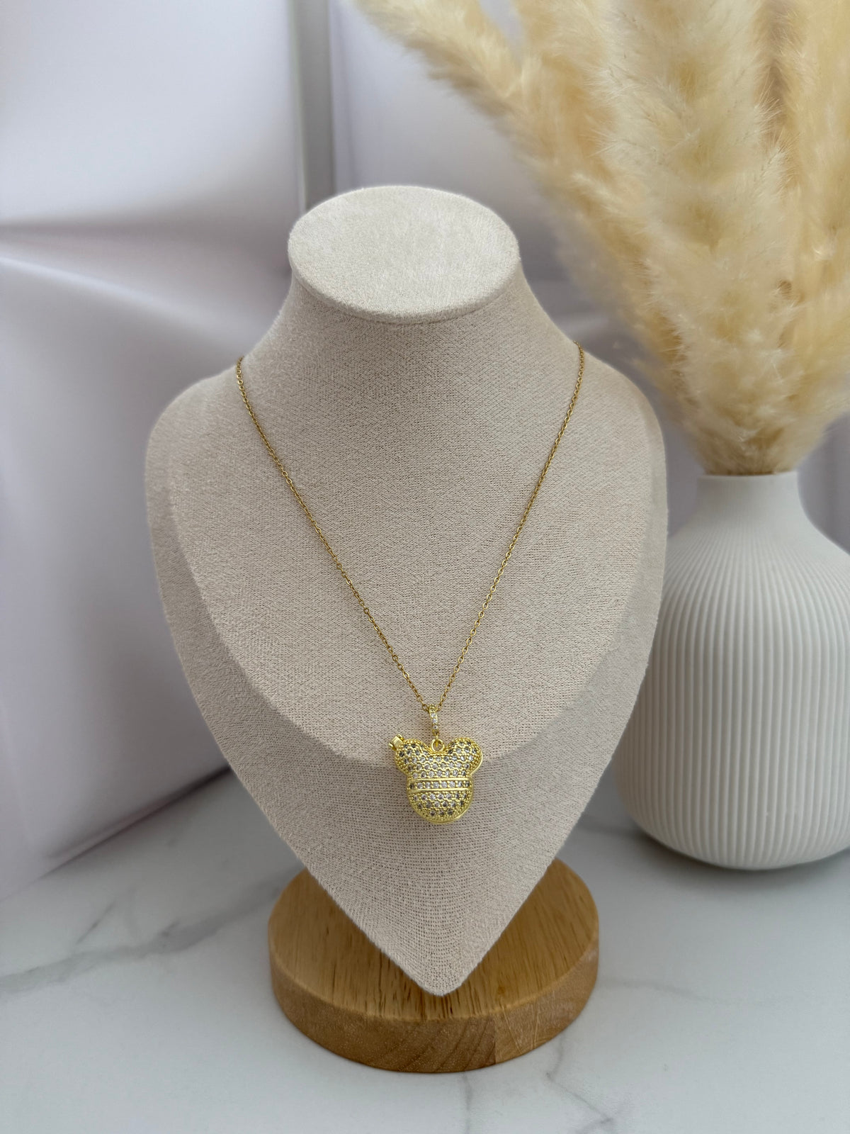 Mickey Gold Necklace