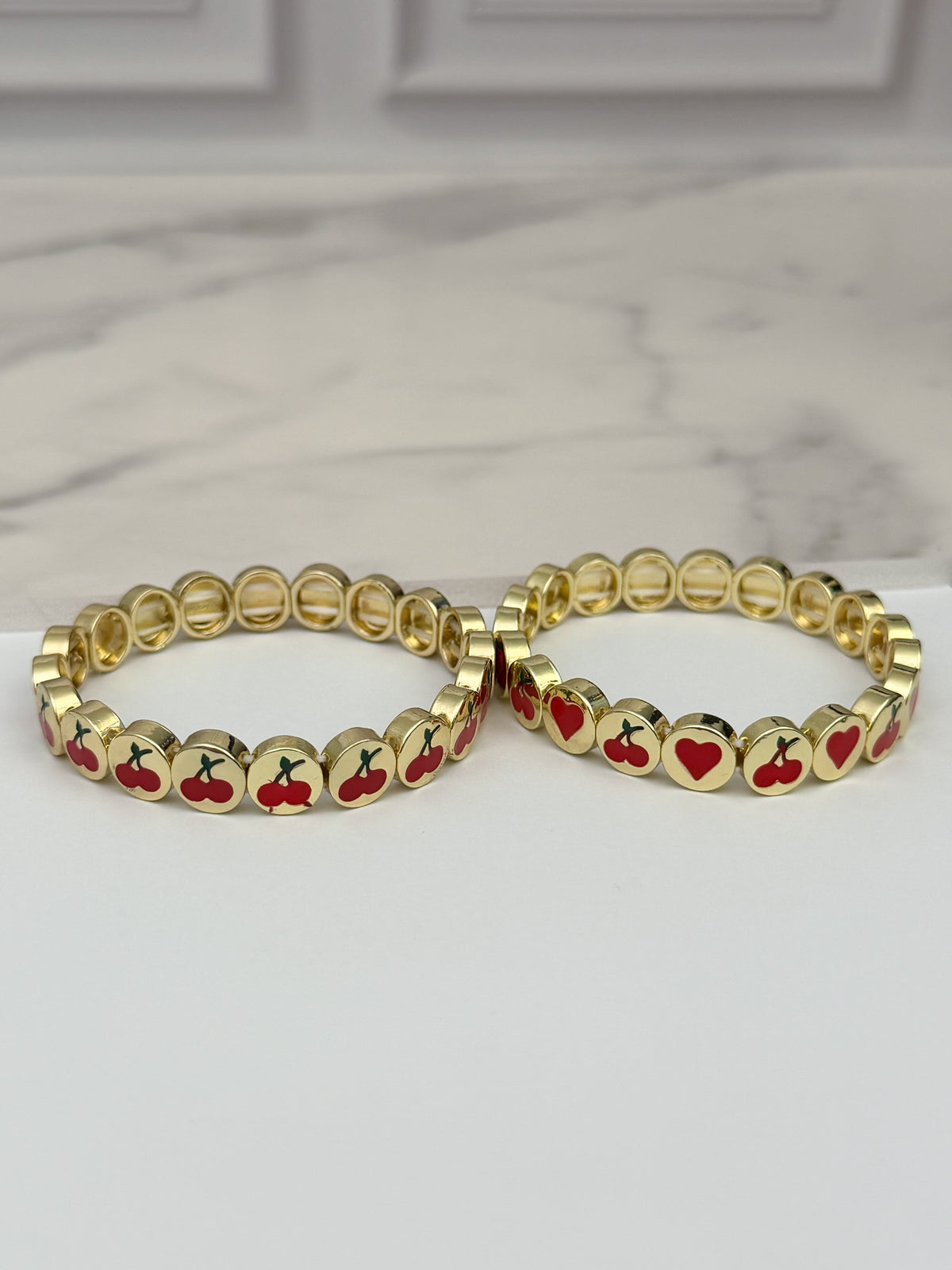 Cherry Elastic Bracelet