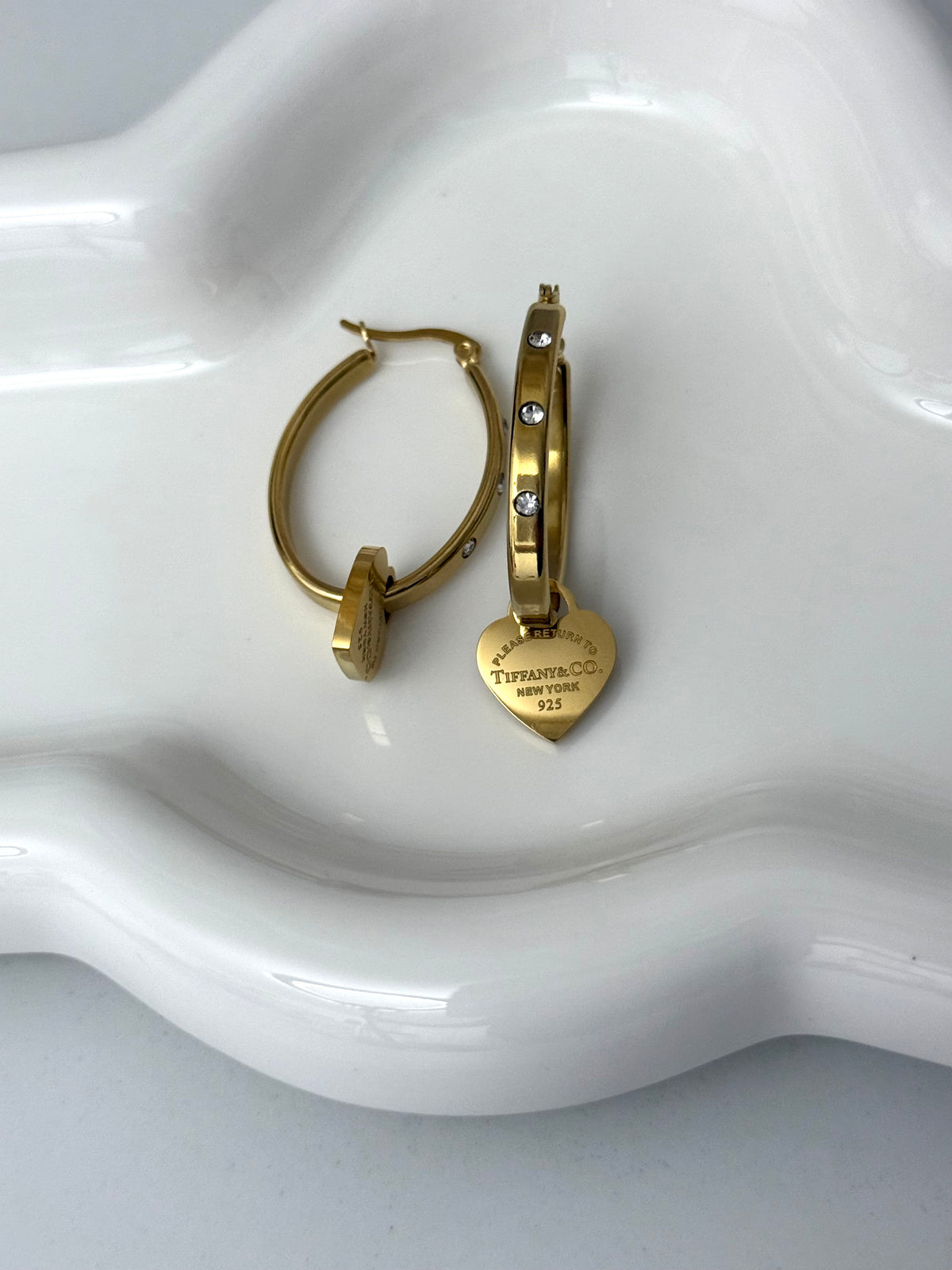 Oval Hoop Earrings