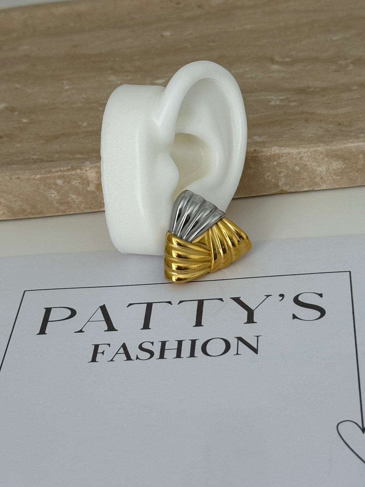 Triangle Chunky Earrings