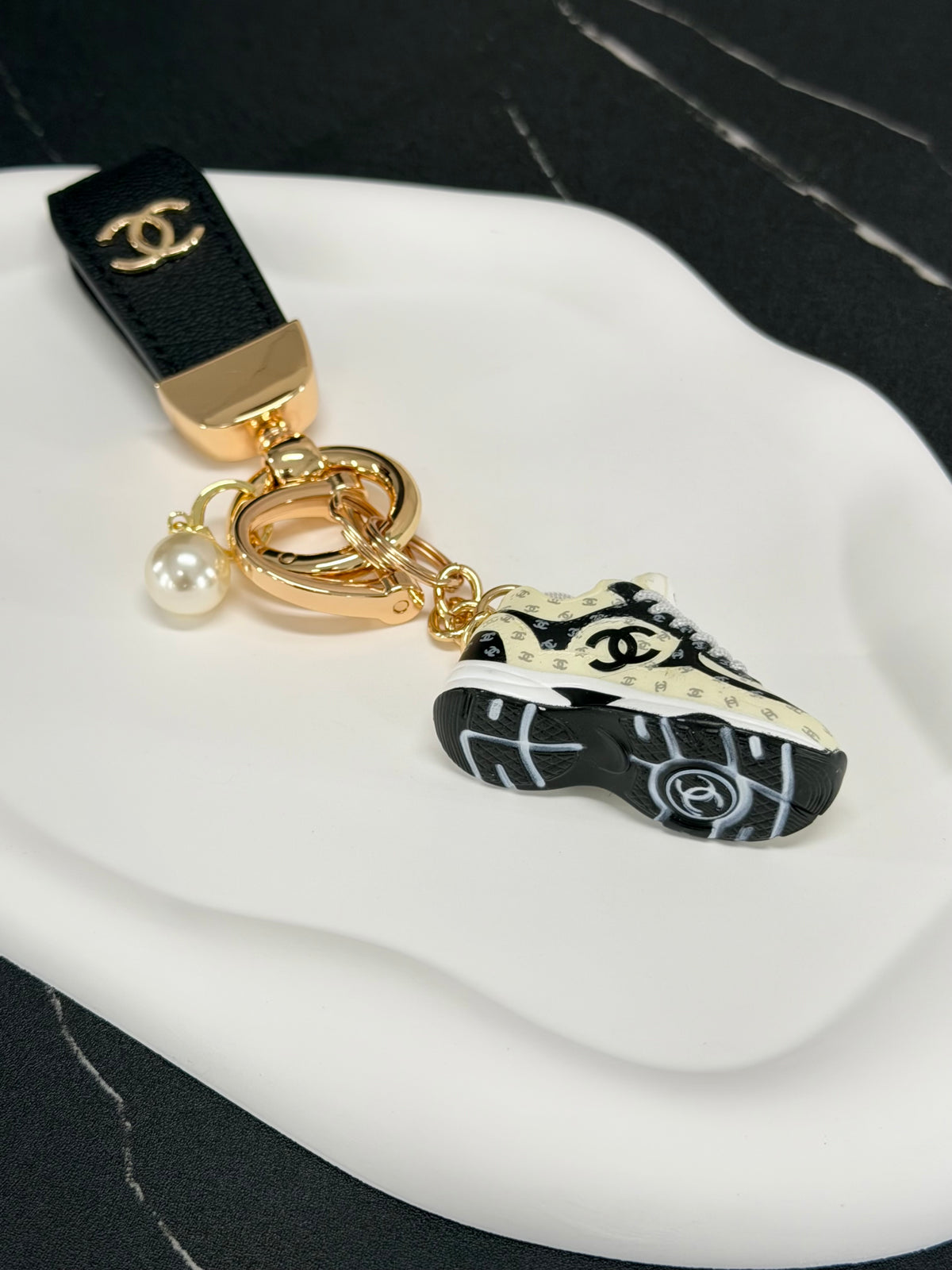 Black Sneaker Keychain