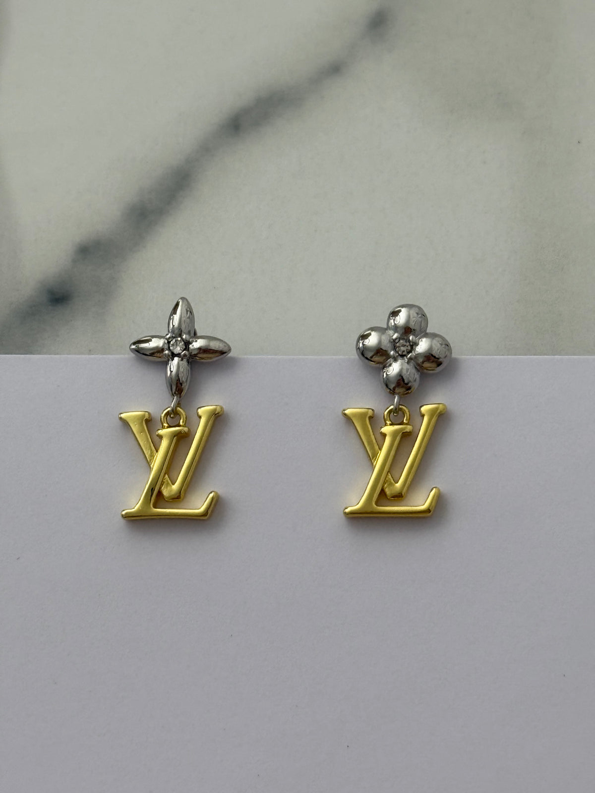 Blossom Two Tone Earrings