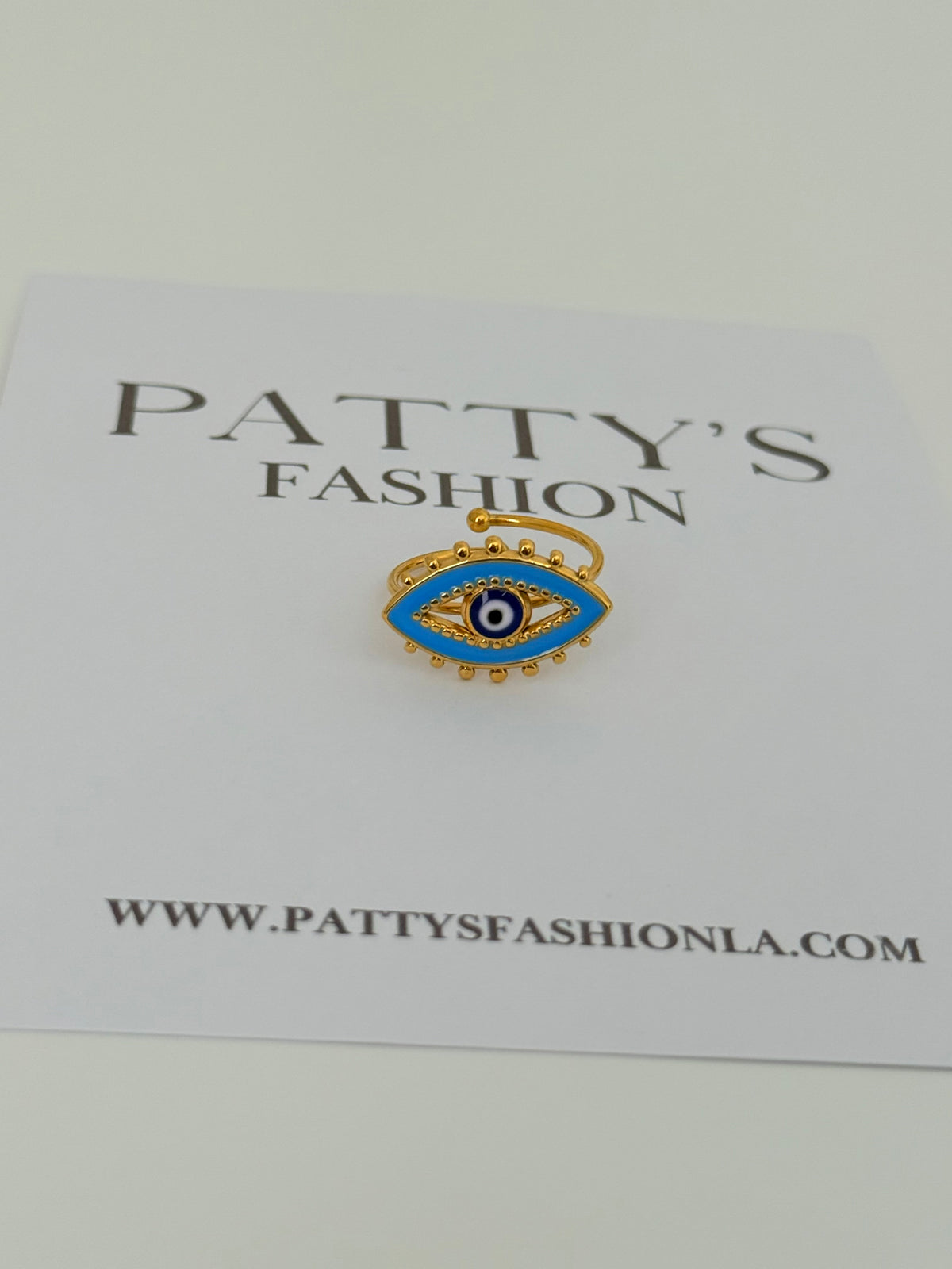 Evil Eye Open Ring