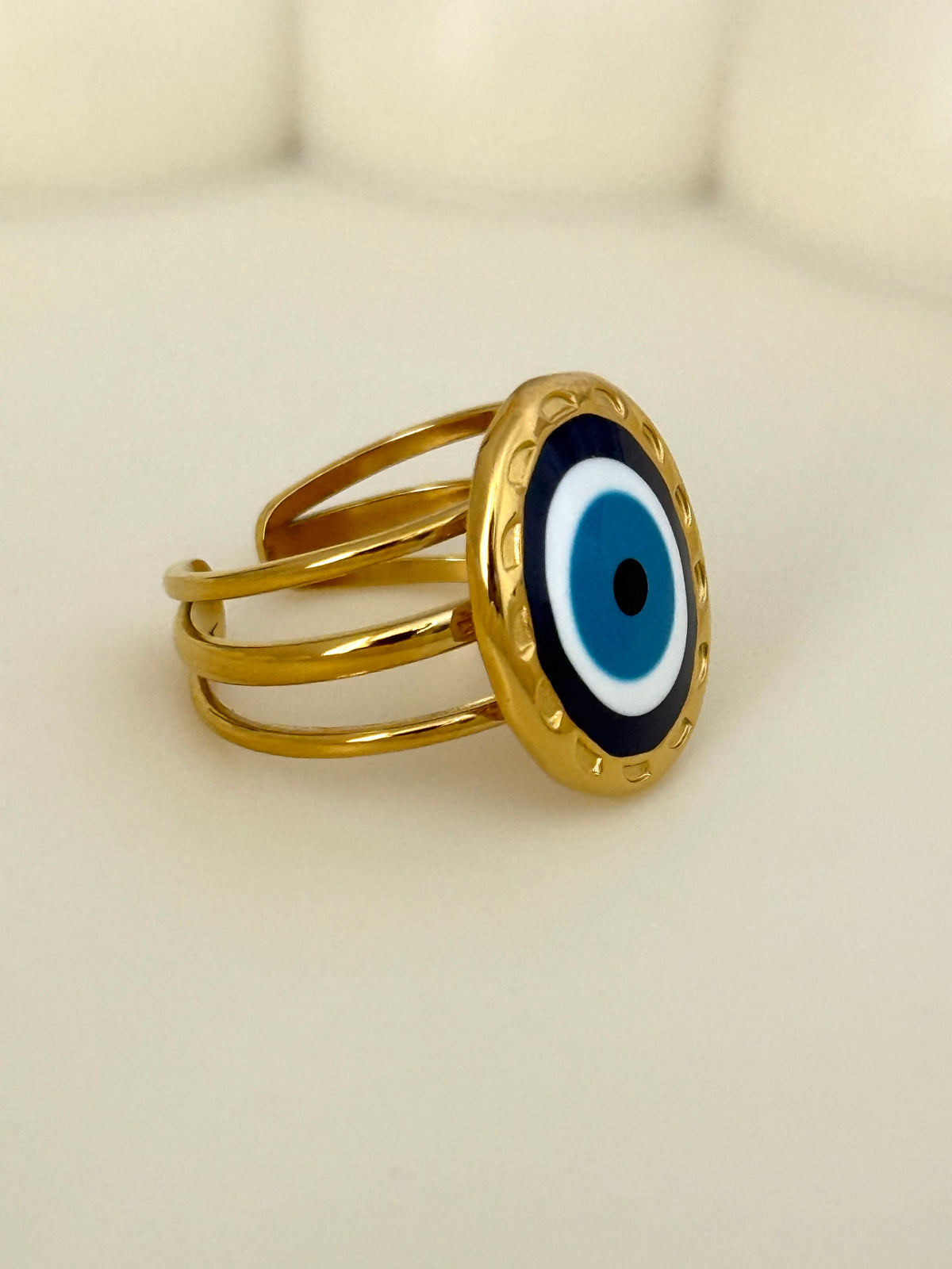 Evil Eye Open Ring