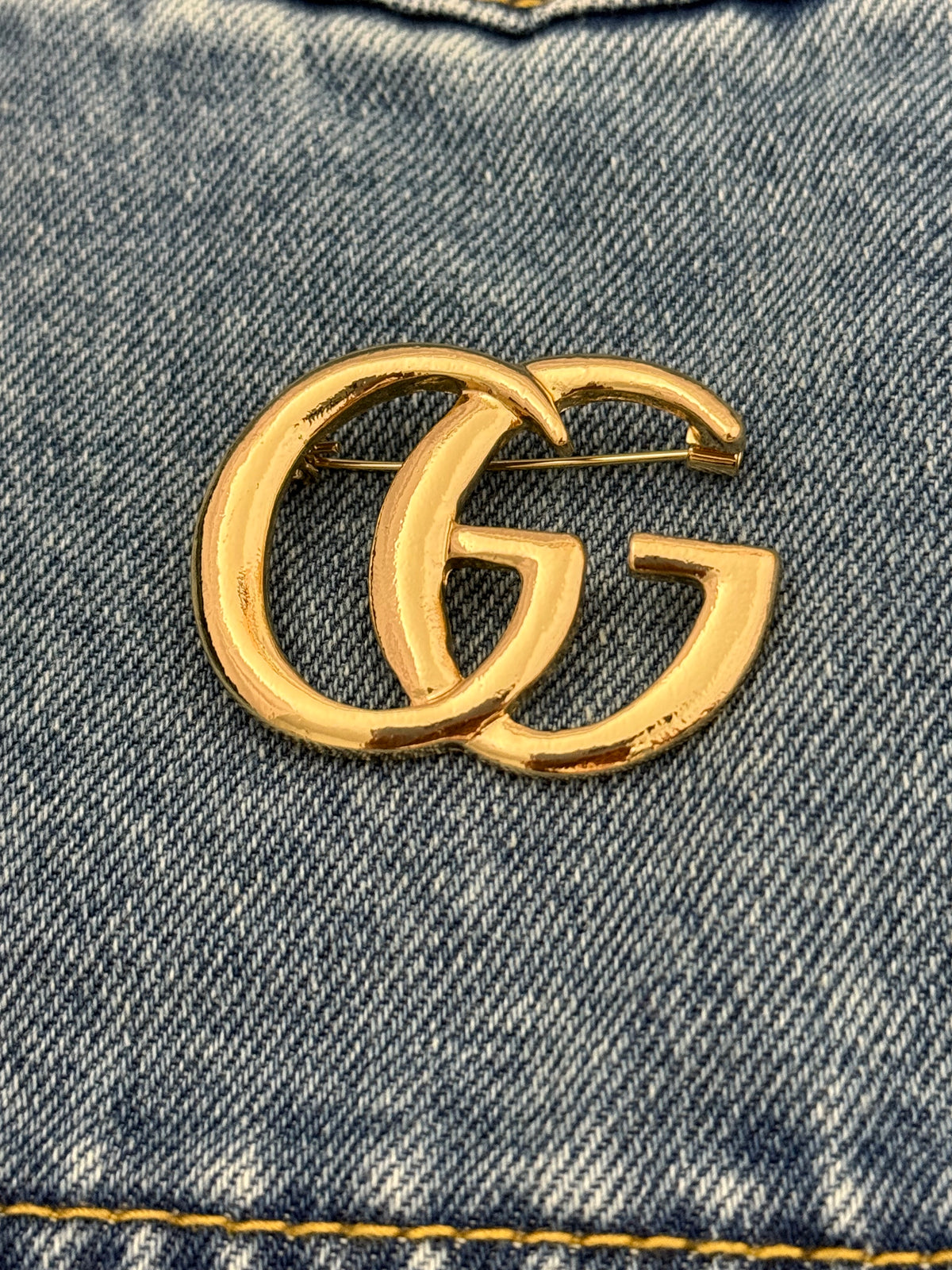 Double G Brooch
