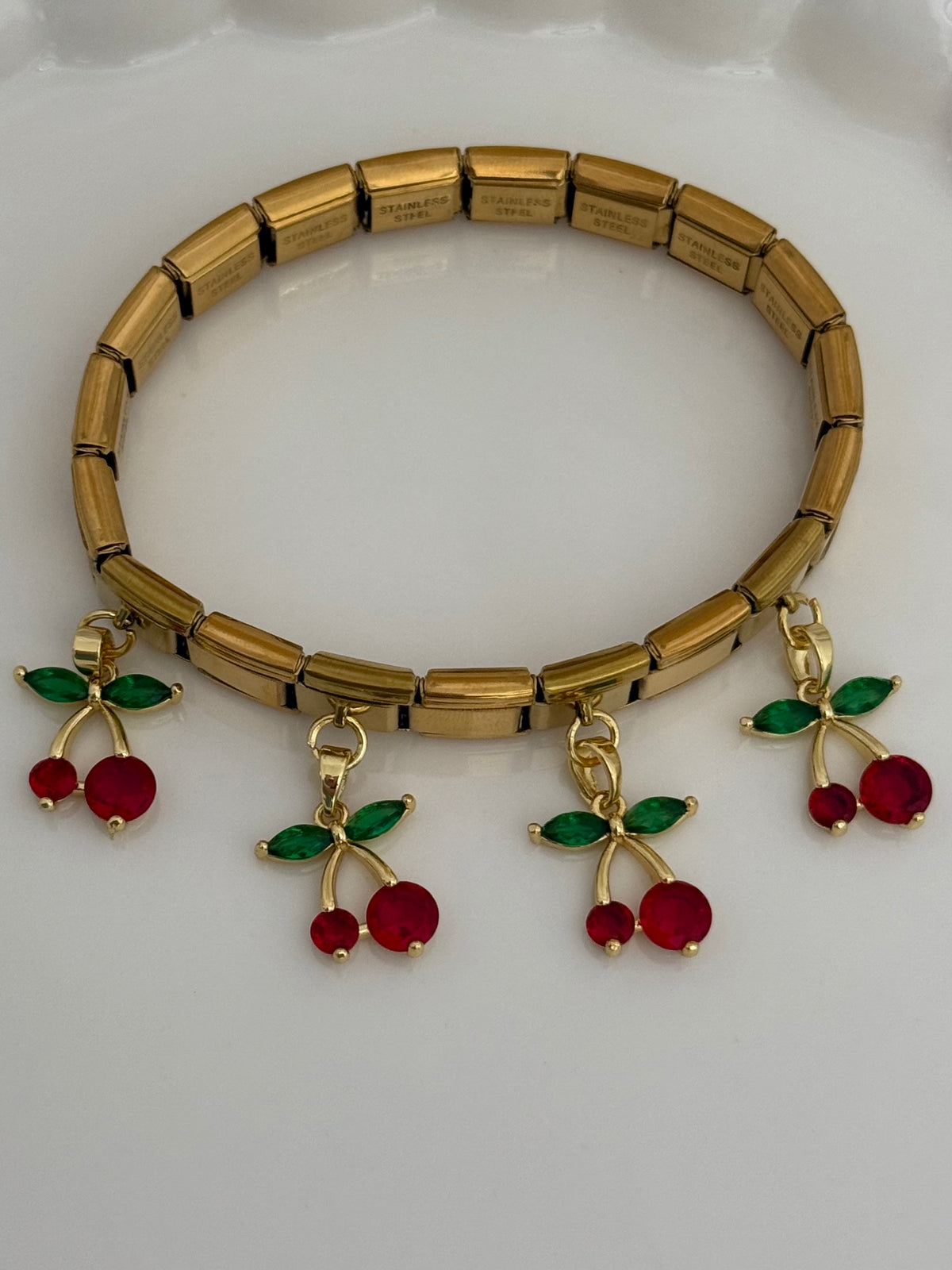 Cherry Charms Bracelet