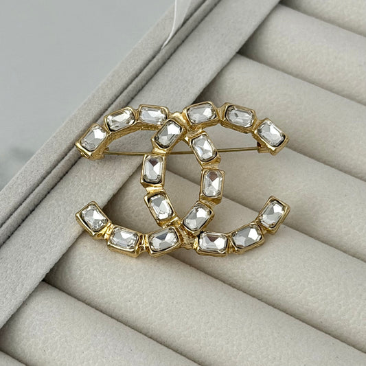Crystal Brooch