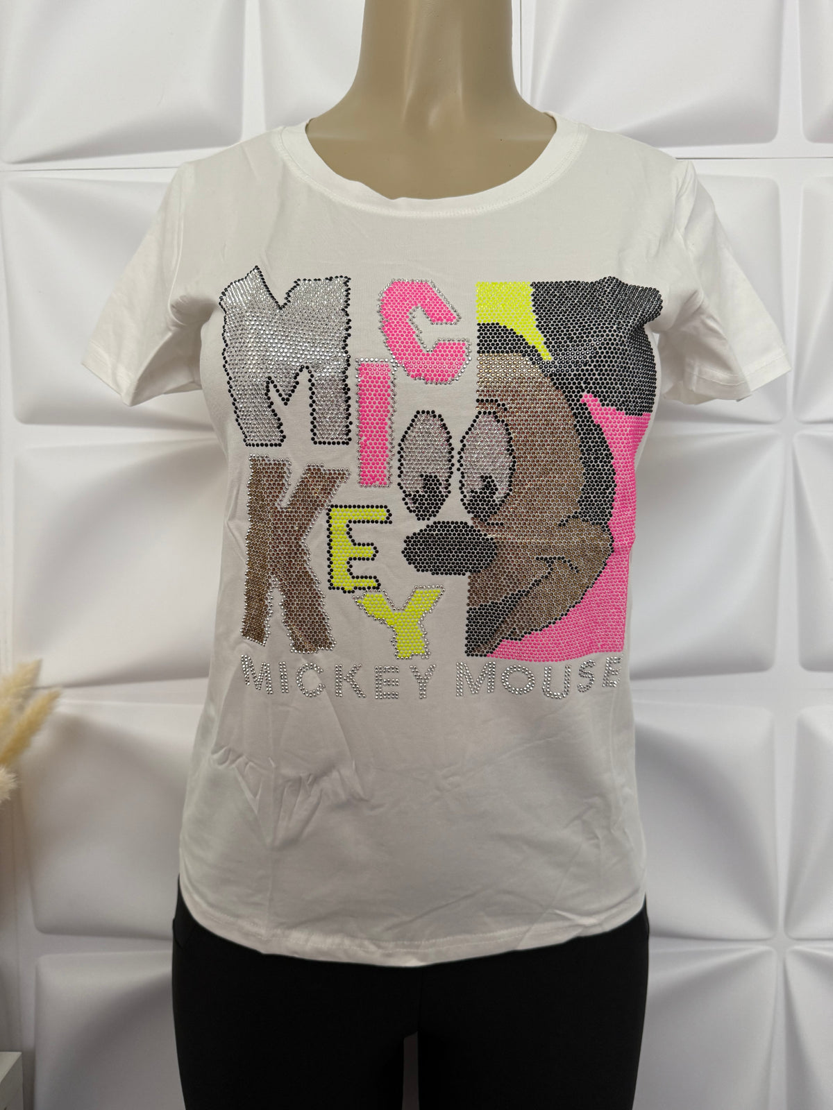 Mickey Rhinestone Tee